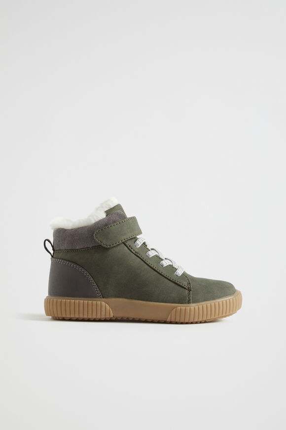 Fur High Top  Khaki  hi-res