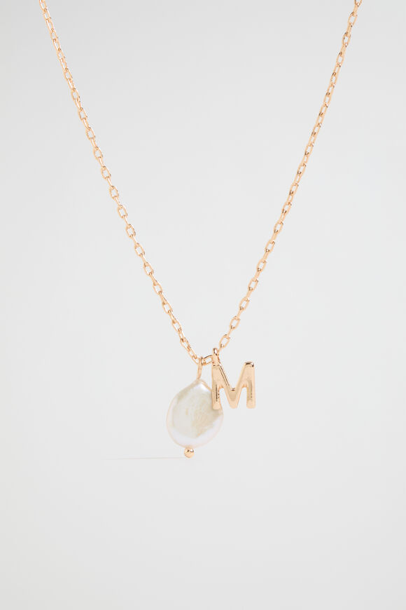 Pearl Alphabet Necklace  M  hi-res