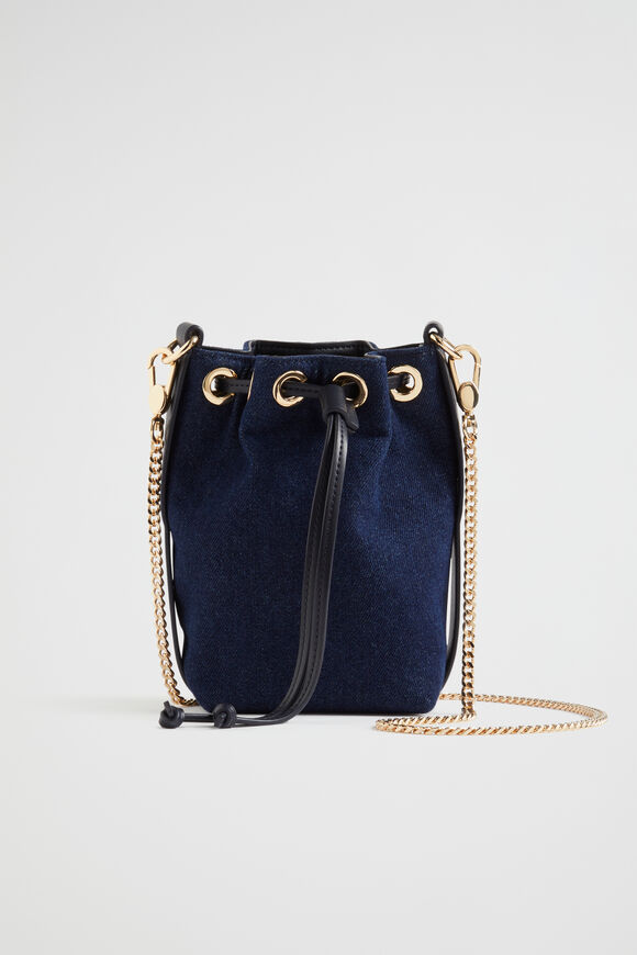 Mini Bucket Bag  Denim  hi-res