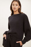 Rib Sweater  Black  hi-res