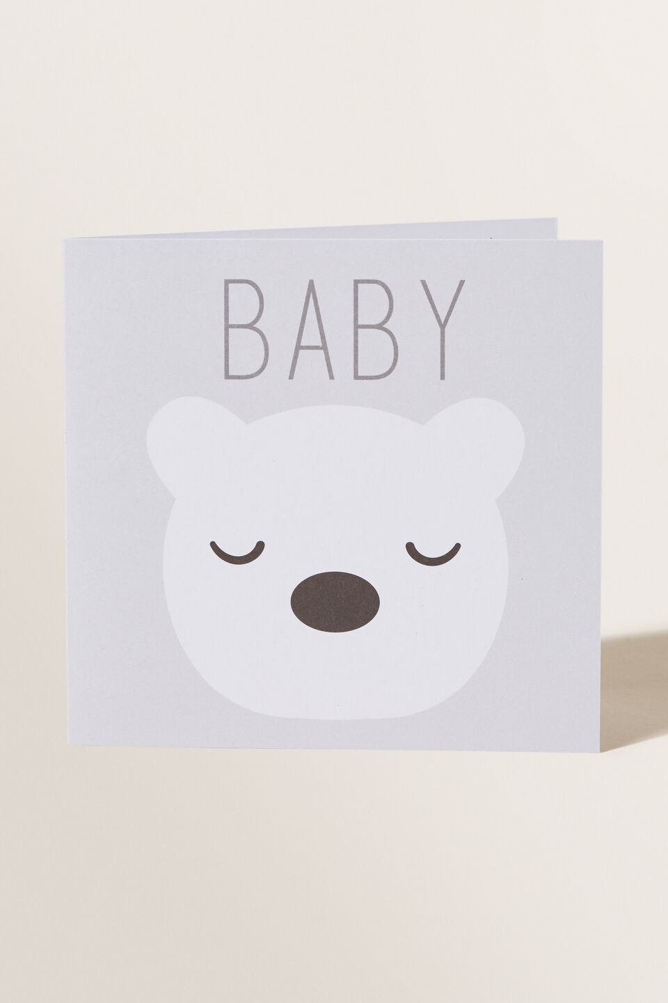 Large Baby Bear Card  Multi