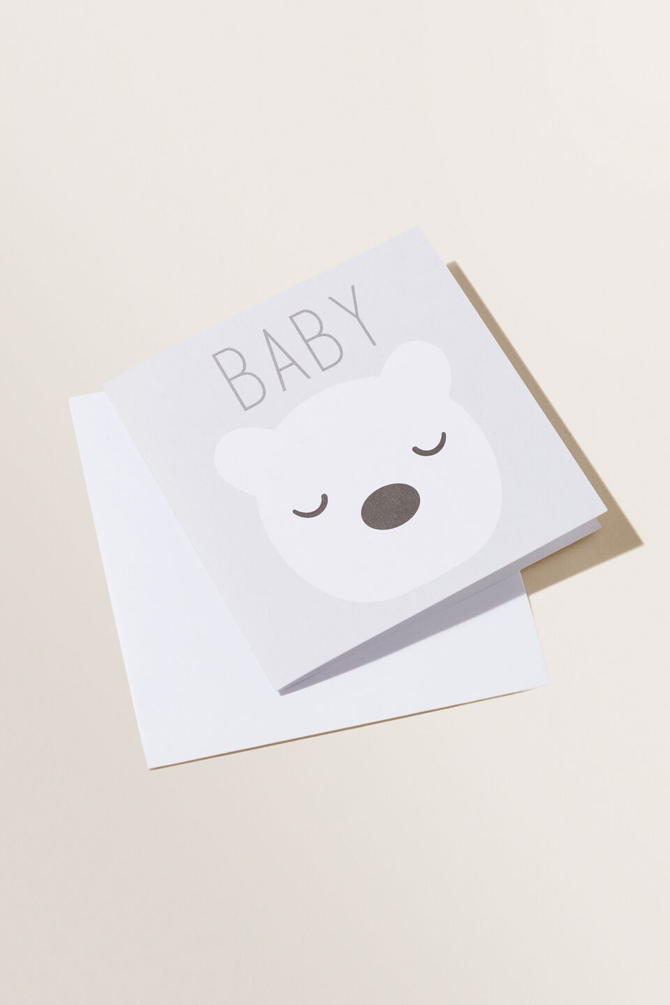 Large Baby Bear Card  Multi