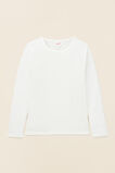 Core Winter Rib Tee  Vintage White  hi-res