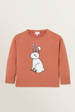 Bunny Knit Sweater  Clay  hi-res