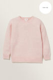 Mini Me Mohair Crew Neck Sweater  Ash Pink Marle  hi-res