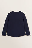 Basic Long Sleeve Tee  Midnight Blue  hi-res