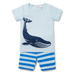 Stripe Whale PJ's    hi-res