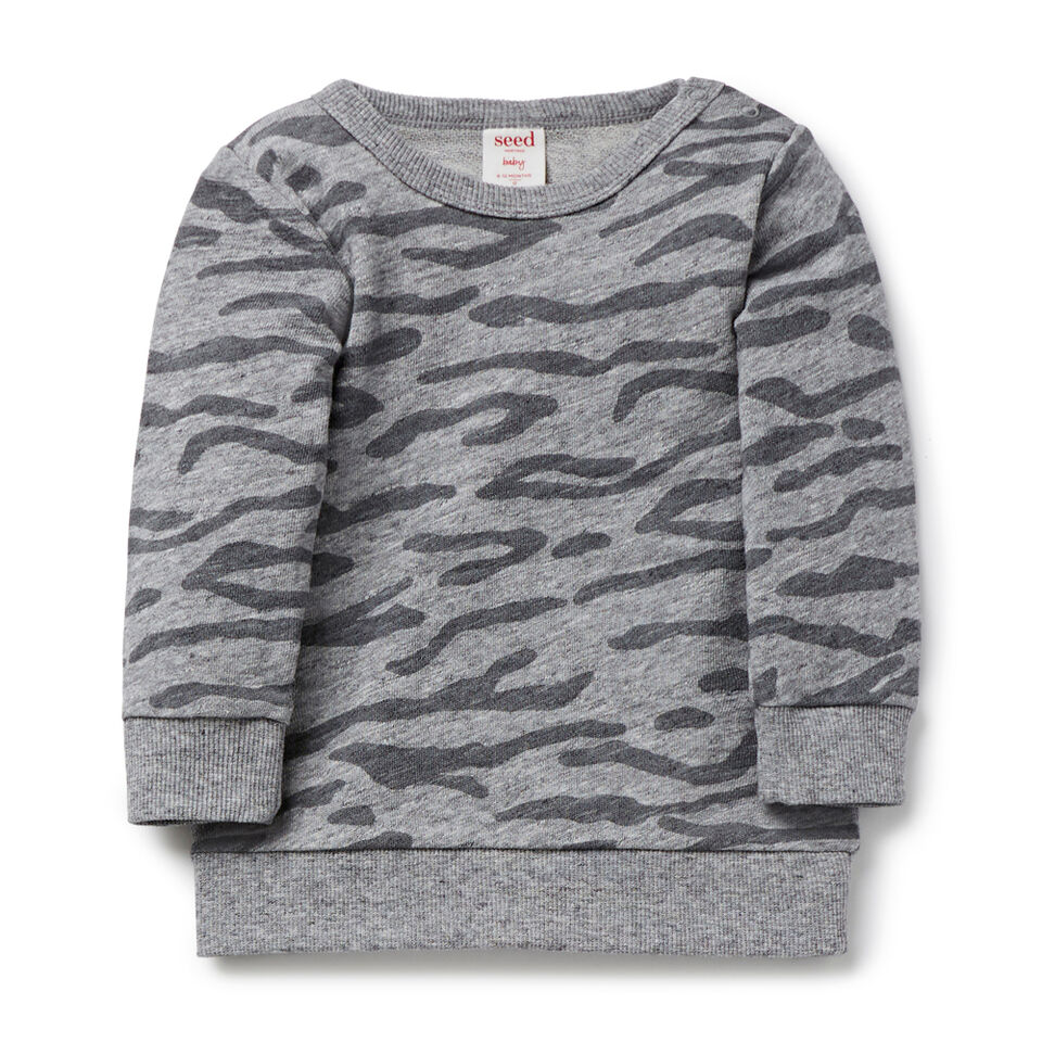 Animal Print Sweater  