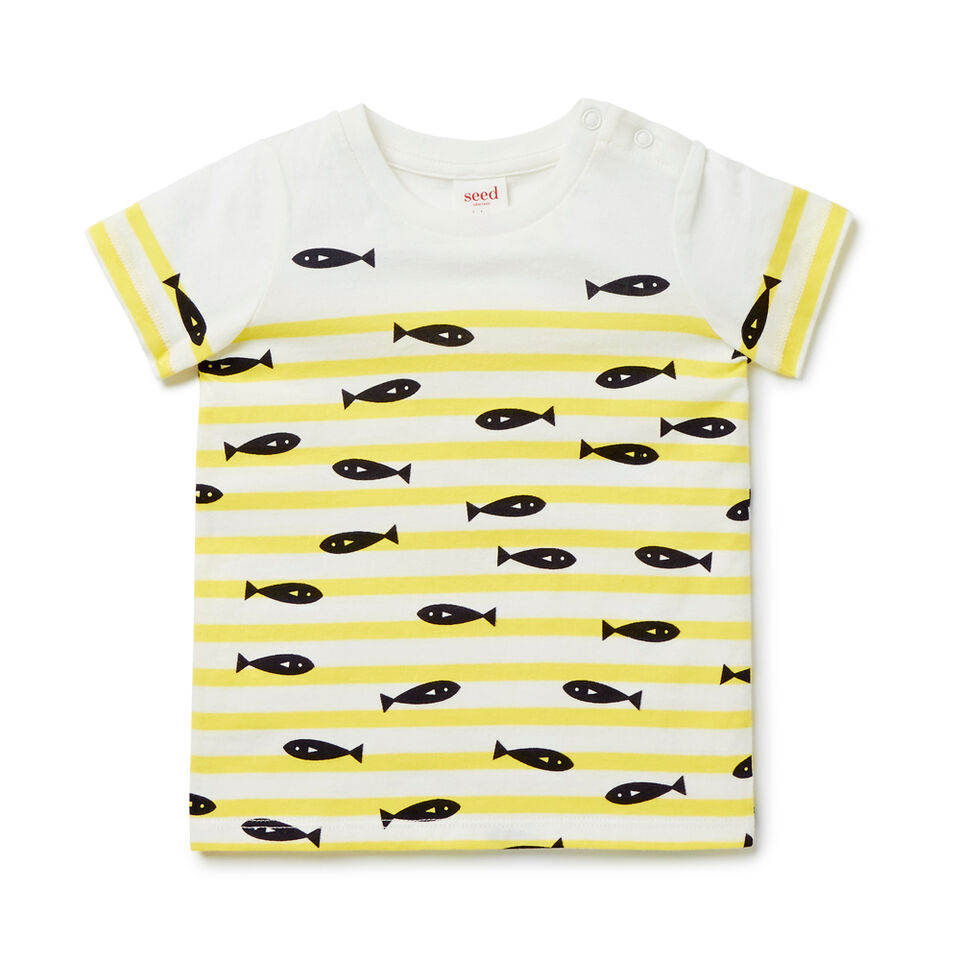 Fish Stripe Tee  