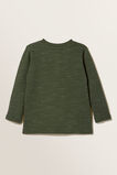 Henley Long Sleeve Tee  Forest  hi-res