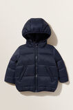 Classic Hooded Puffer Jacket  Midnight Blue  hi-res