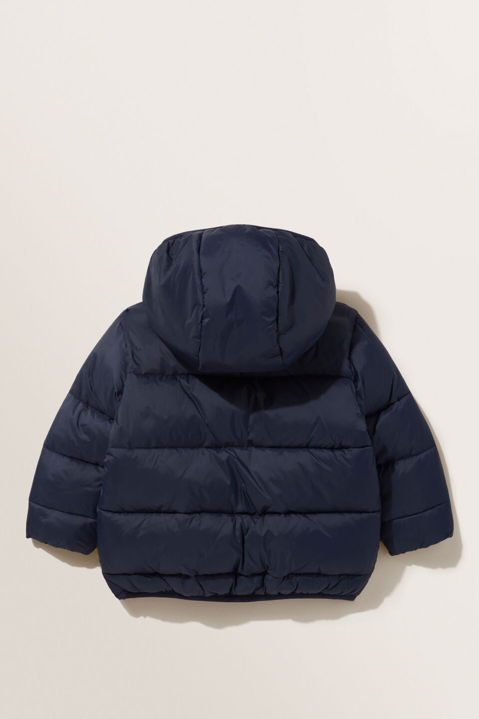 Classic Hooded Puffer Jacket  Midnight Blue