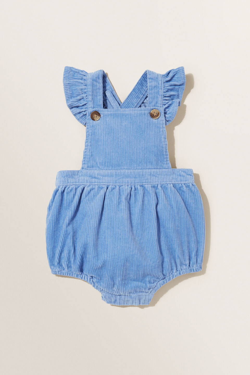 Corduroy Romper  Bluebell