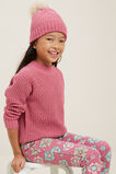 Chenille Beanie  Berry  hi-res