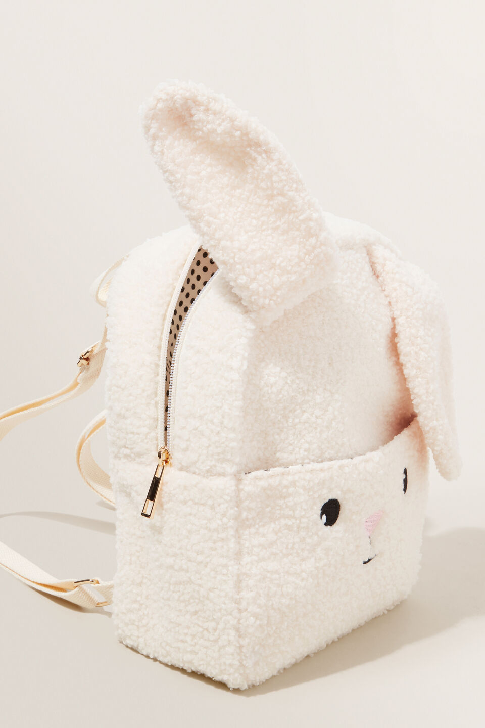 Bunny Backpack  Cream