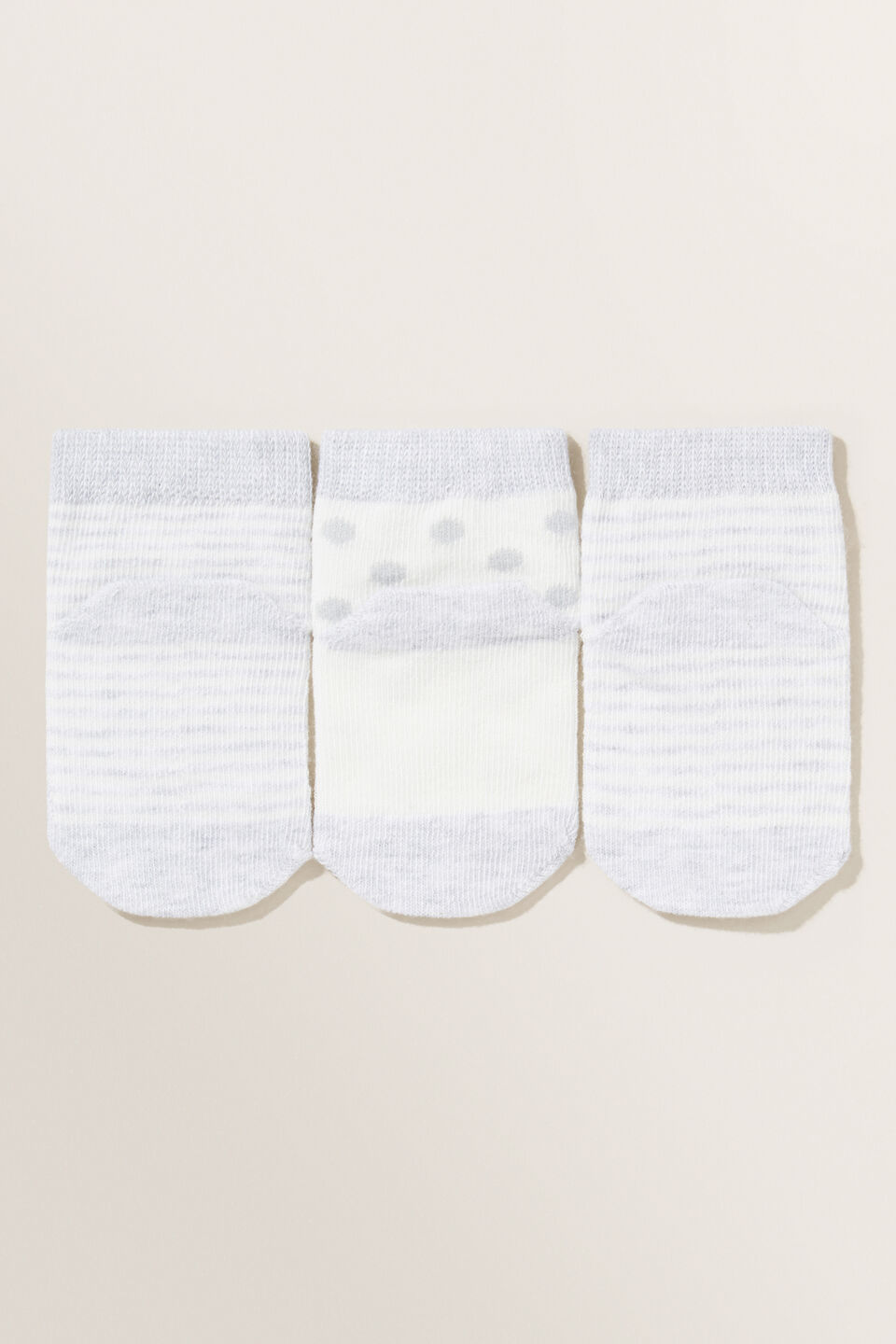 Bunny Socks 3 Pack  Grey