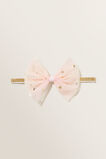 Tulle Bow Elastic Headband  Multi  hi-res