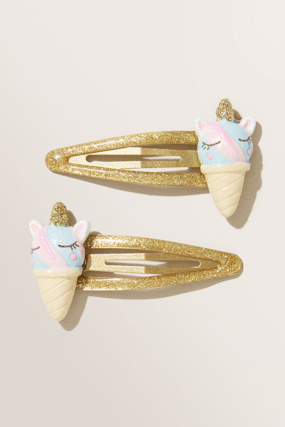 Unicorn Ice Cream Clips  Multi