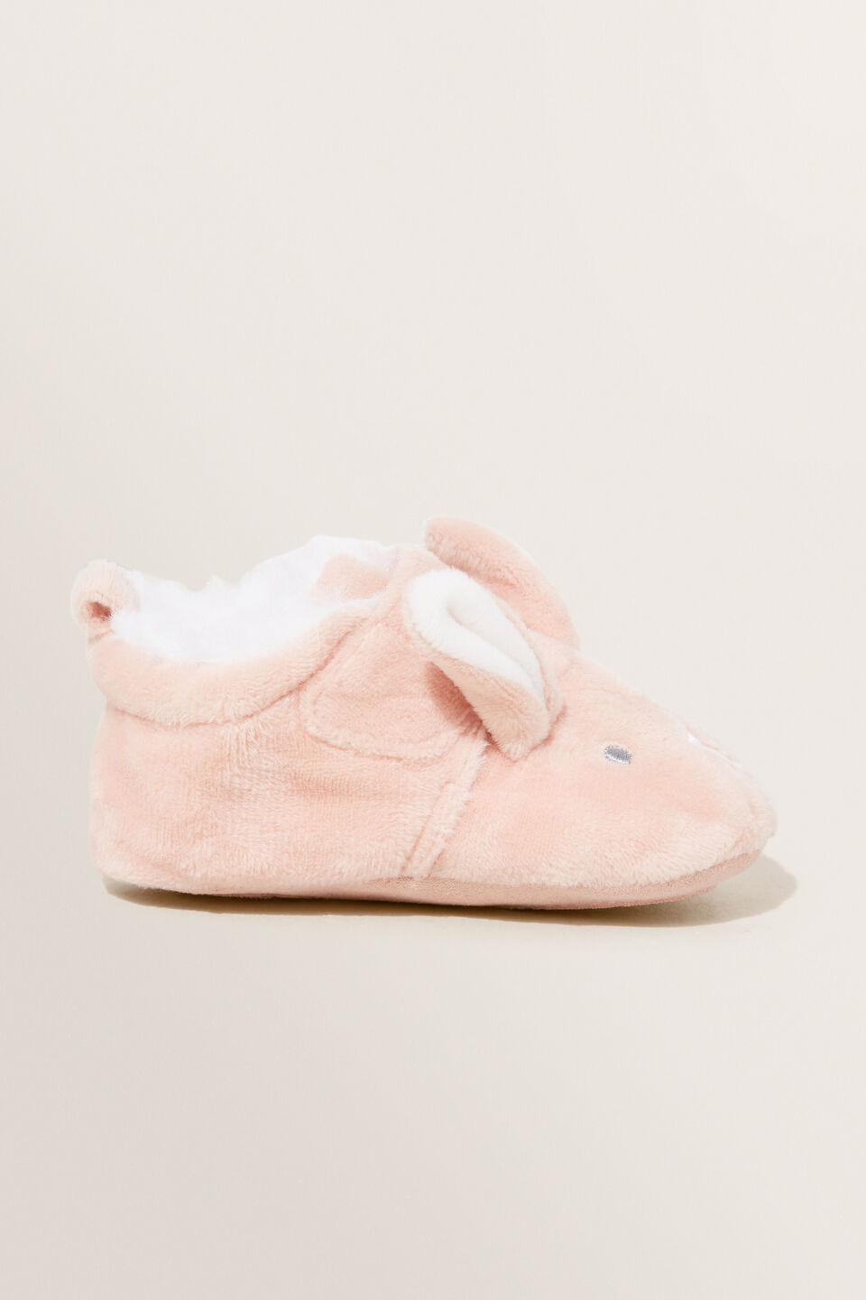 Pink Bunny Slipper  Dusty Rose