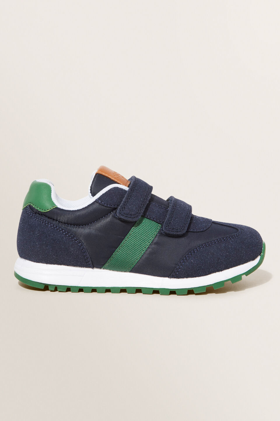 Stripe Trainer  Navy