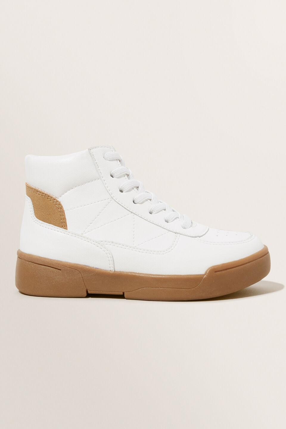 High Top Boot  White
