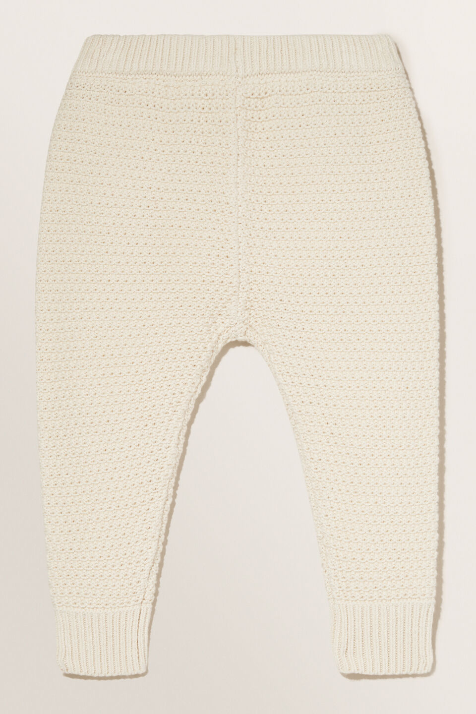 Knitted Stitch Pant  Rich Cream