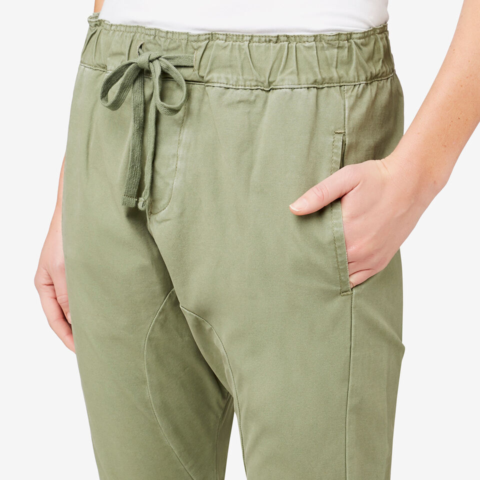 Cropped Harem Pant  