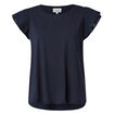 Textured Frill Sleeve Tee    hi-res