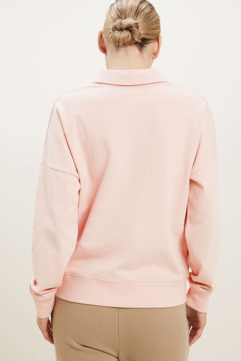 Rugby Sweater  Ash Pink