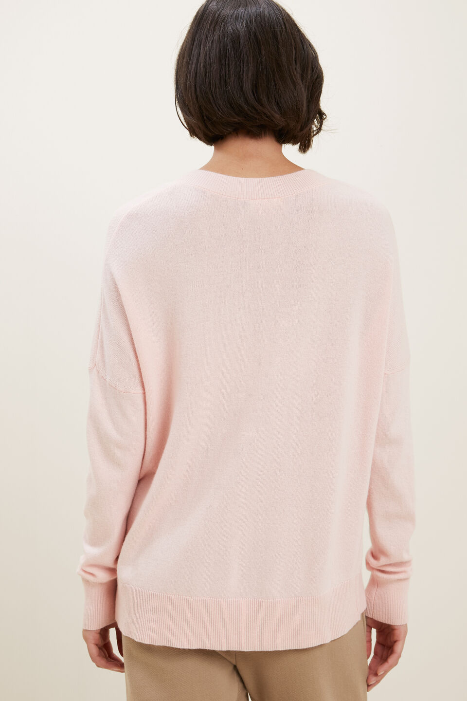 Basic Sweater  Ash Pink