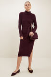 Knitted Midi Dress  Ruby Plum  hi-res