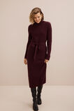 Knitted Midi Dress  Ruby Plum  hi-res