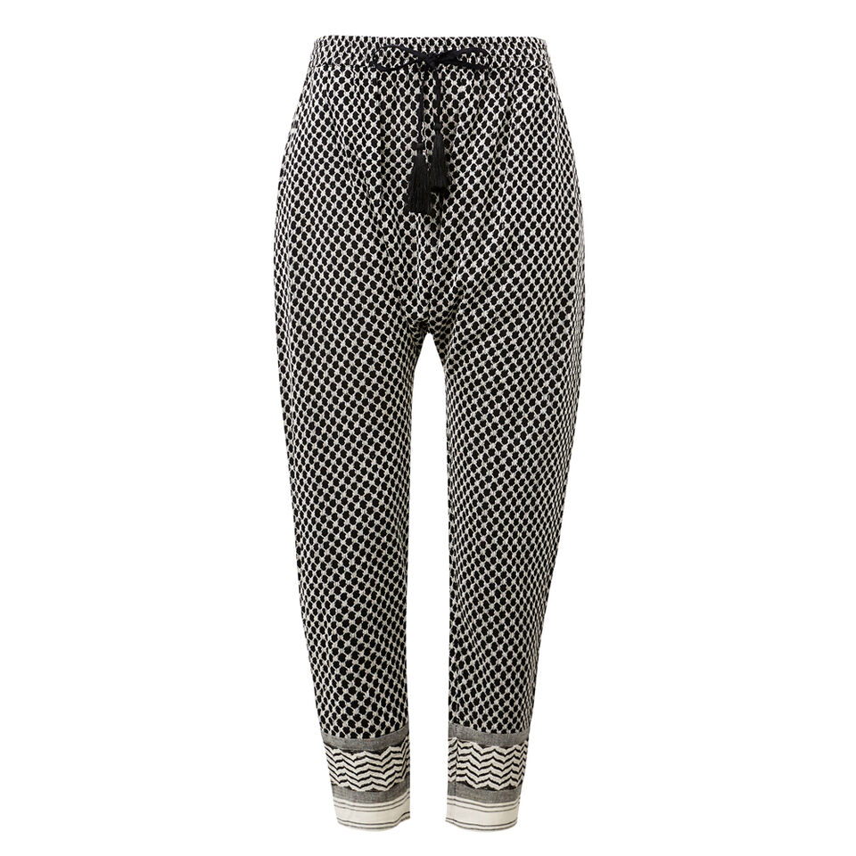 Patterned Harem Pant  