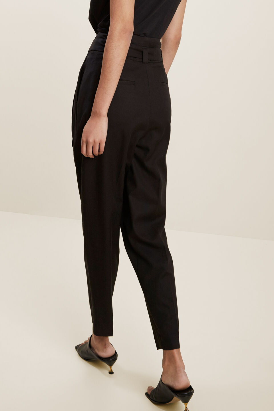 D Ring Tapered Pant  Black