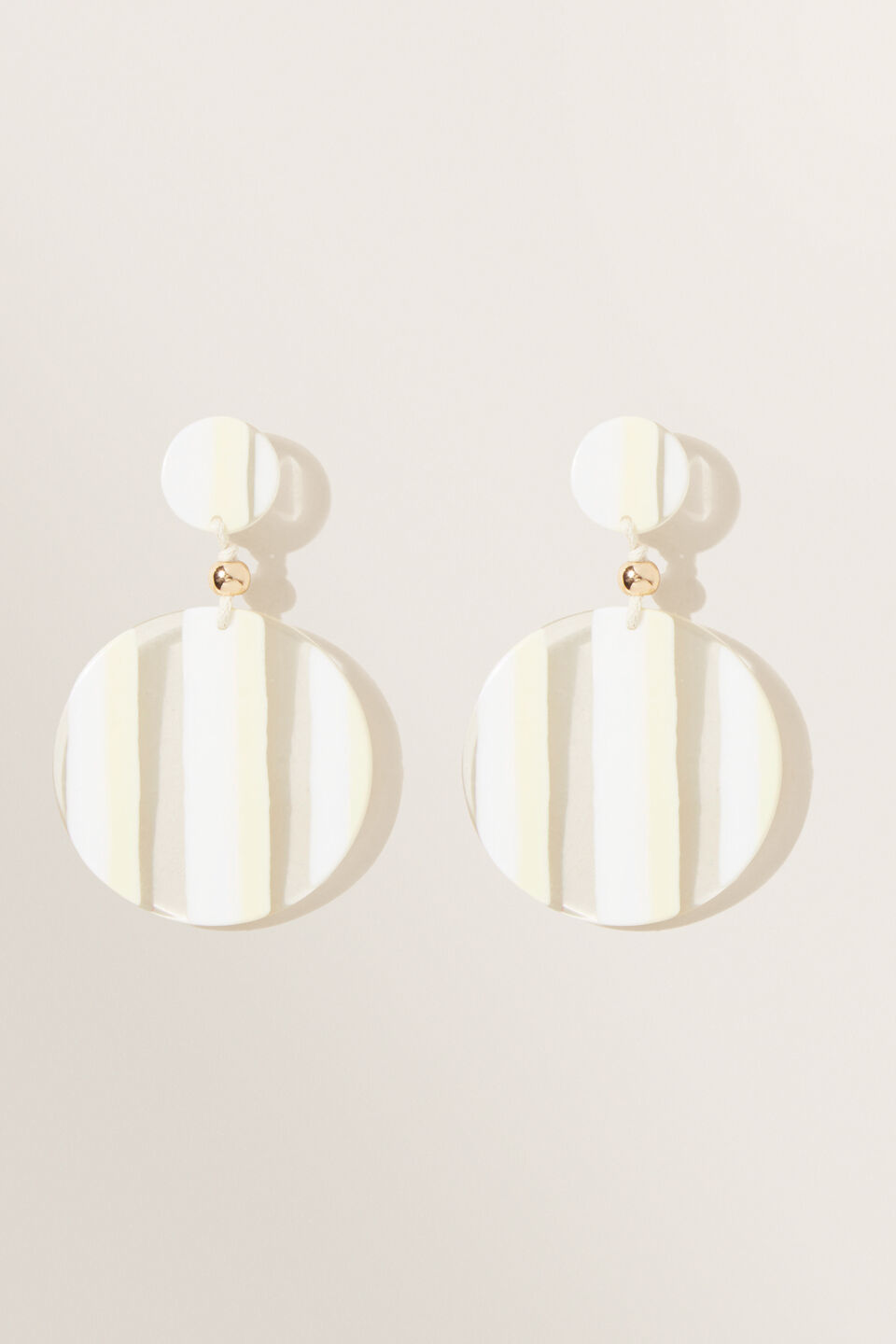 Disc Earring  Limocello