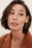 Interlocked Drop Earrings  Gold  hi-res