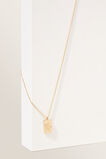 Flower Pendant Necklace  Gold  hi-res