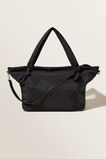 Padded Zip Tote  Black  hi-res