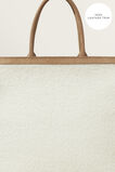 Shearling Tote  Honey Dew Cream  hi-res