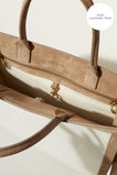 Shearling Tote  Honey Dew Cream  hi-res