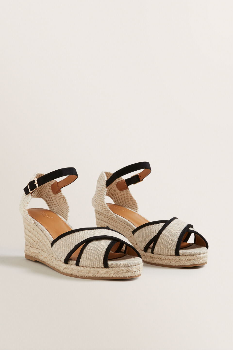 Sally Wedge Espadrille  Natural