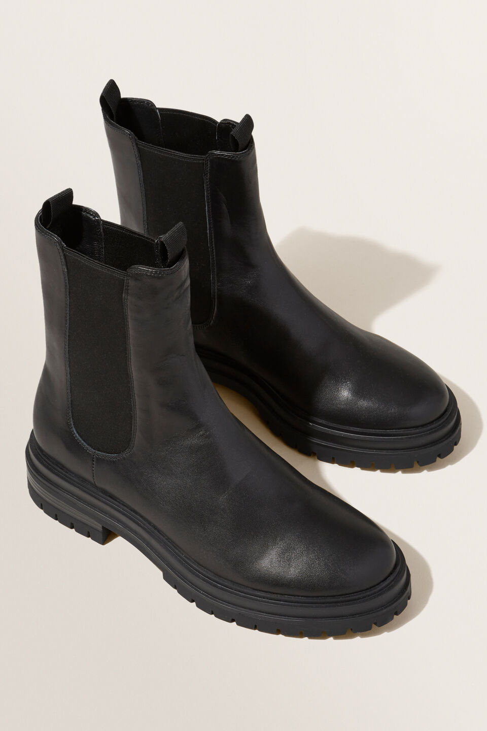 Katie Gusset Boot  Black