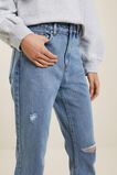 Distressed Jeans  Bright Blue Wash  hi-res