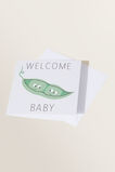 Large Welcome Baby Card  Multi  hi-res
