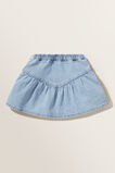 Yoke Denim Skirt  Classic Wash  hi-res
