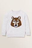 Wolf Sweater  Cloudy Marle  hi-res