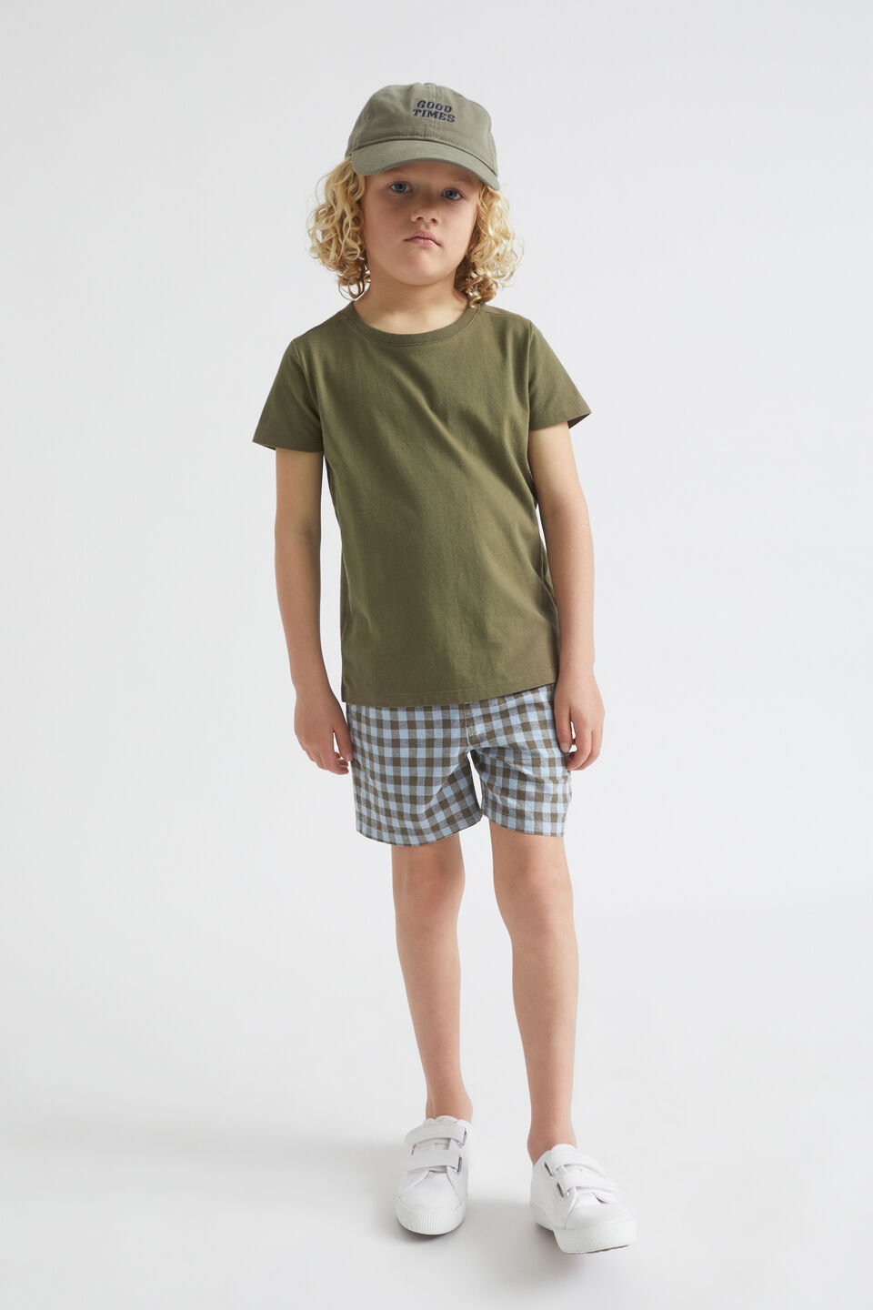 Core Basic Tee  Crocodile Green