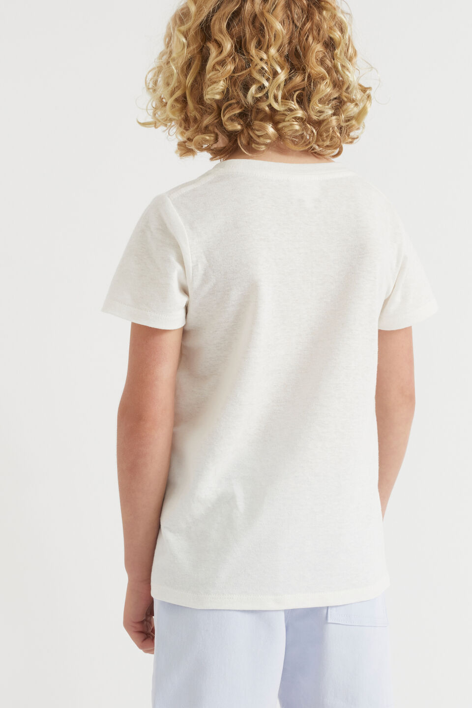 Linen Tee  Vintage White