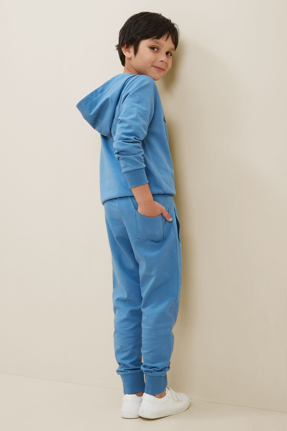 Pintuck Trackpant  Ocean Blue