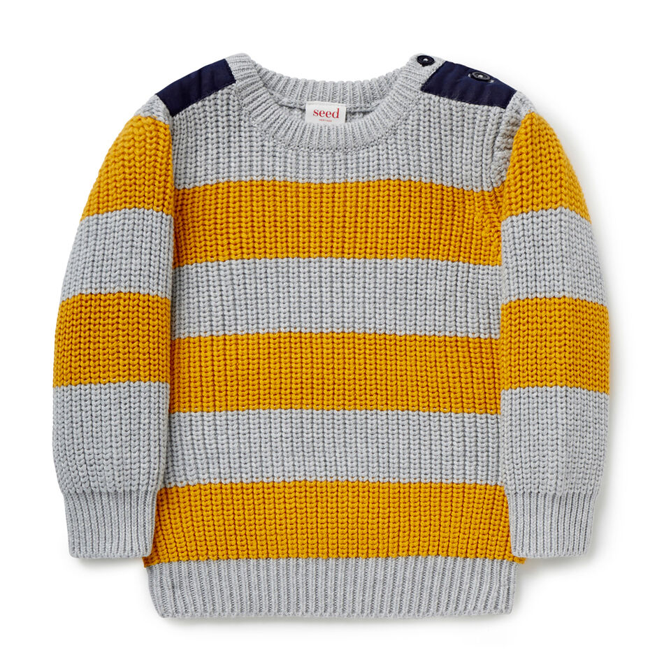 Block Stripe Knit  